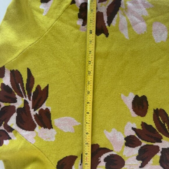 Anthropologie Floral Mock Neck Sweater-S - Reg $128 - Picture 5 of 6